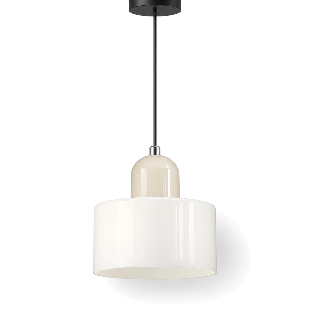 Small Bauhaus Glass Pendant Light