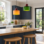 Small Bauhaus Glass Pendant Light