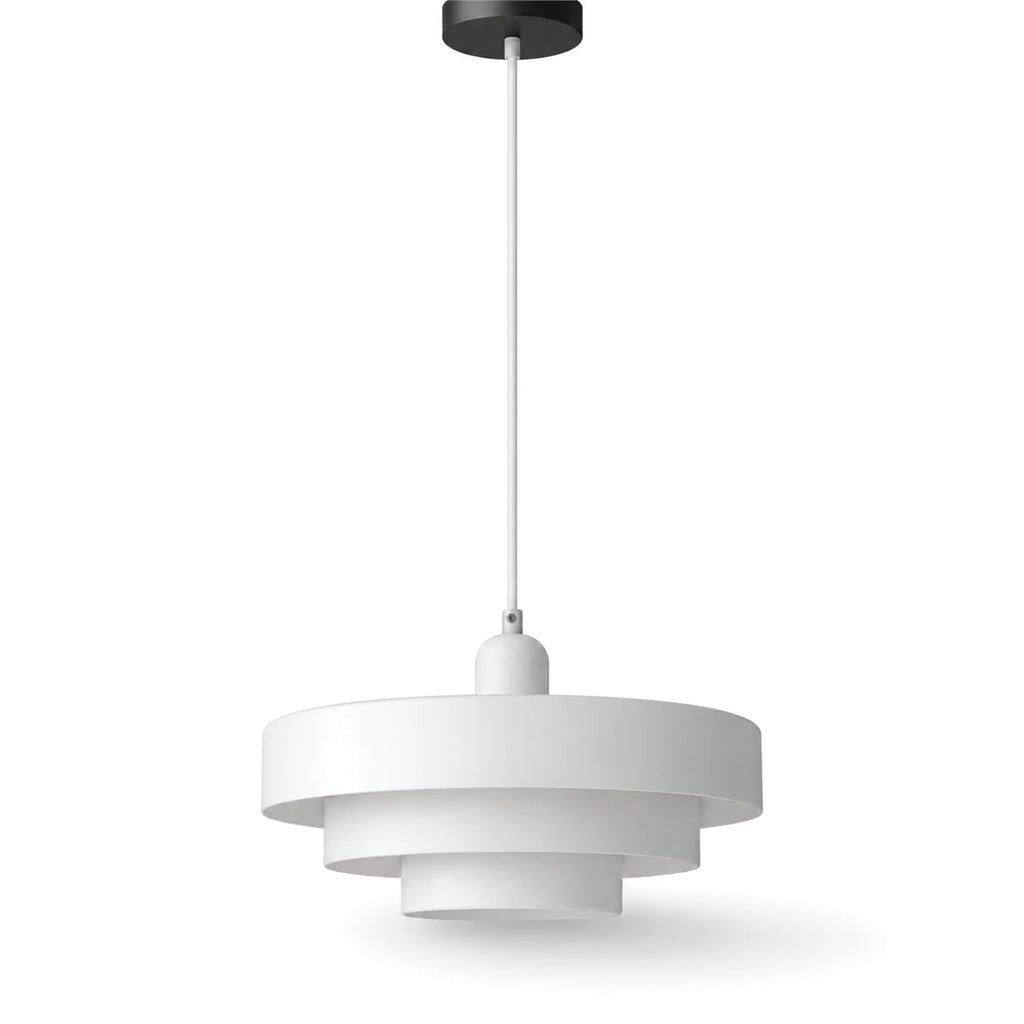 Bauhaus Tiered Metal Pendant Light