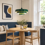 Bauhaus Tiered Metal Pendant Light