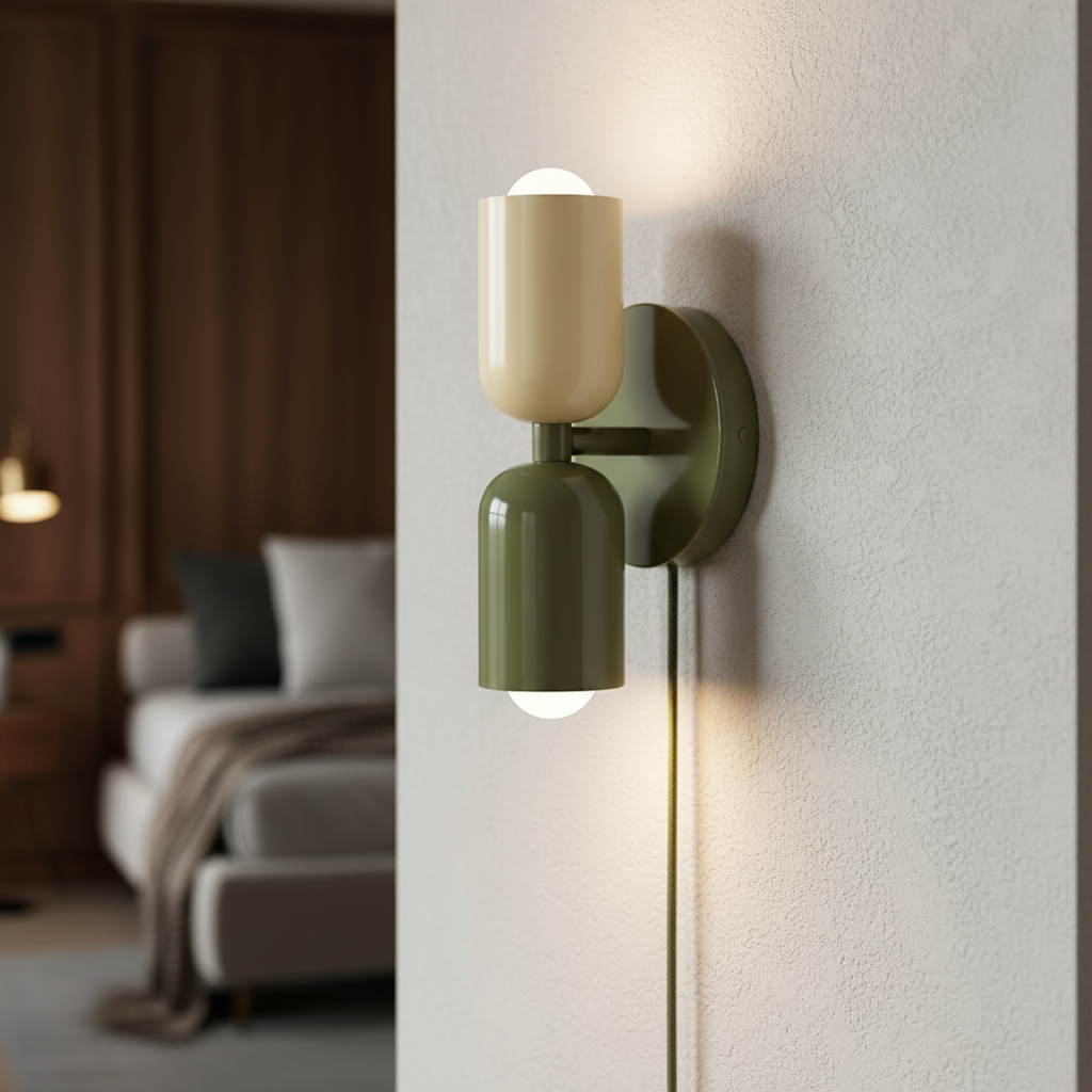 Green Nordic LED Wall Sconce