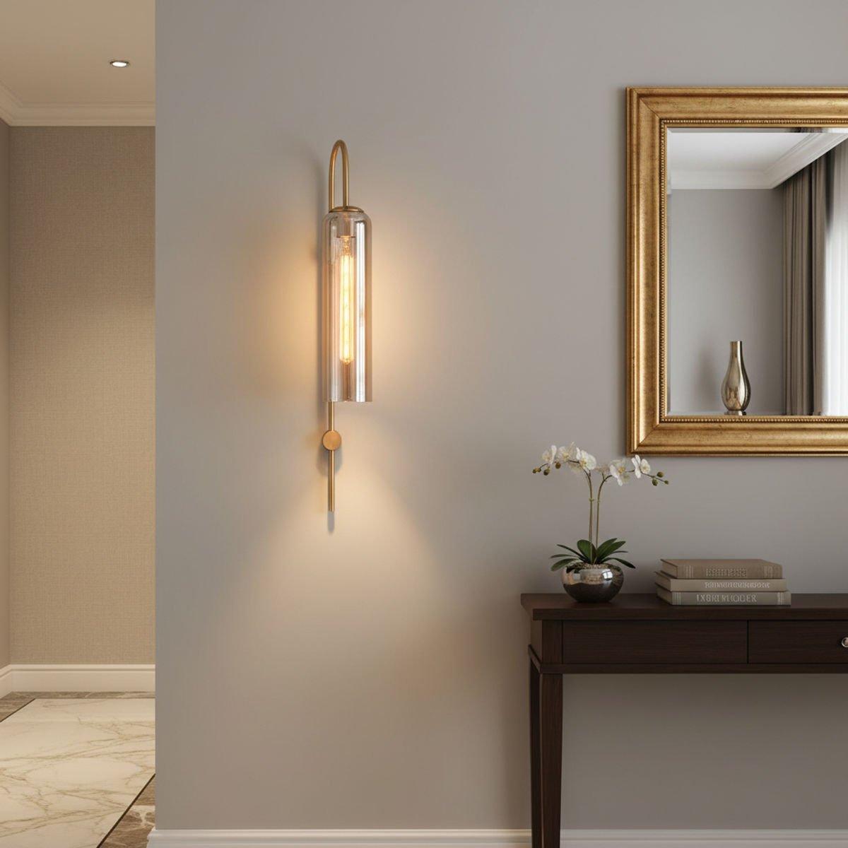 Modern Luxury Glass LED Wall Sconce