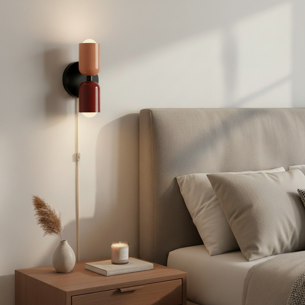 Black Nordic LED Wall Sconce