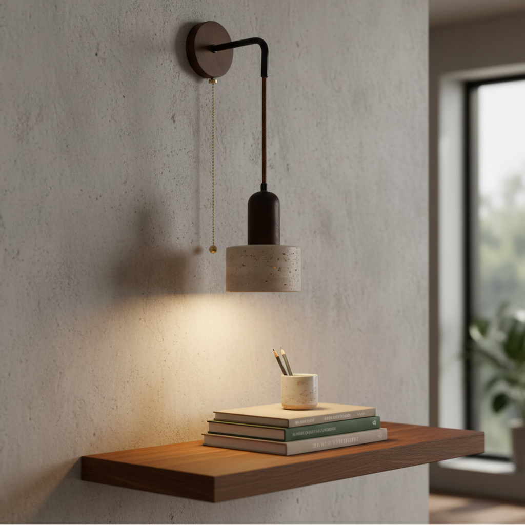 Pull Chain Modern Wall Sconce – Aspen