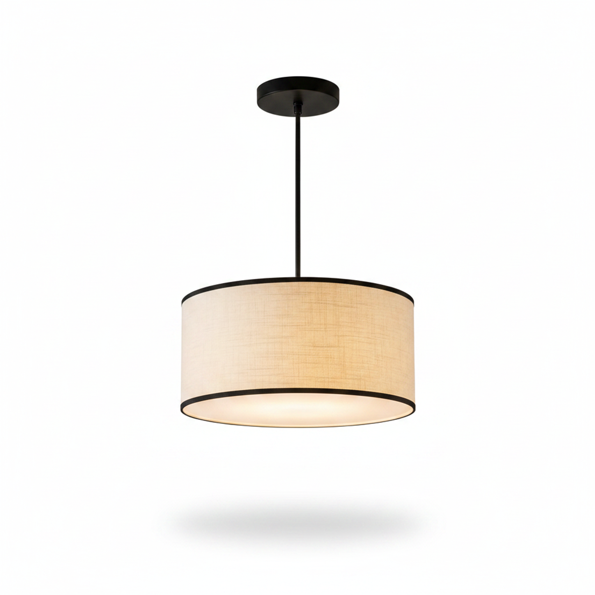 Modern Black Wabi Sabi Japanese Chandelier Warm Light