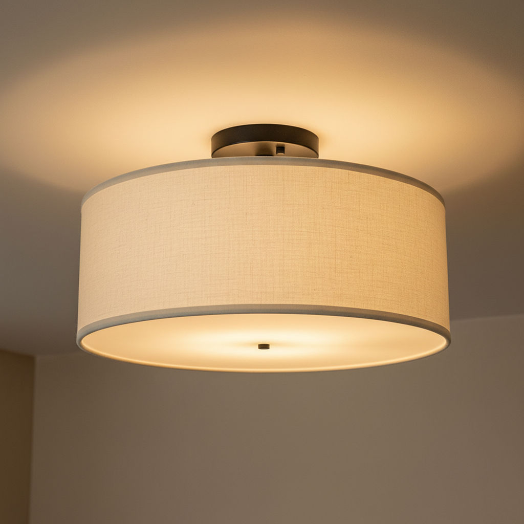 Modern White Wabi Sabi Japanese Chandelier Warm Light