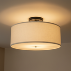 Modern White Wabi Sabi Japanese Chandelier Warm Light