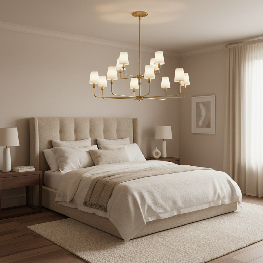 12-Light Modern Ceiling Light Chandelier