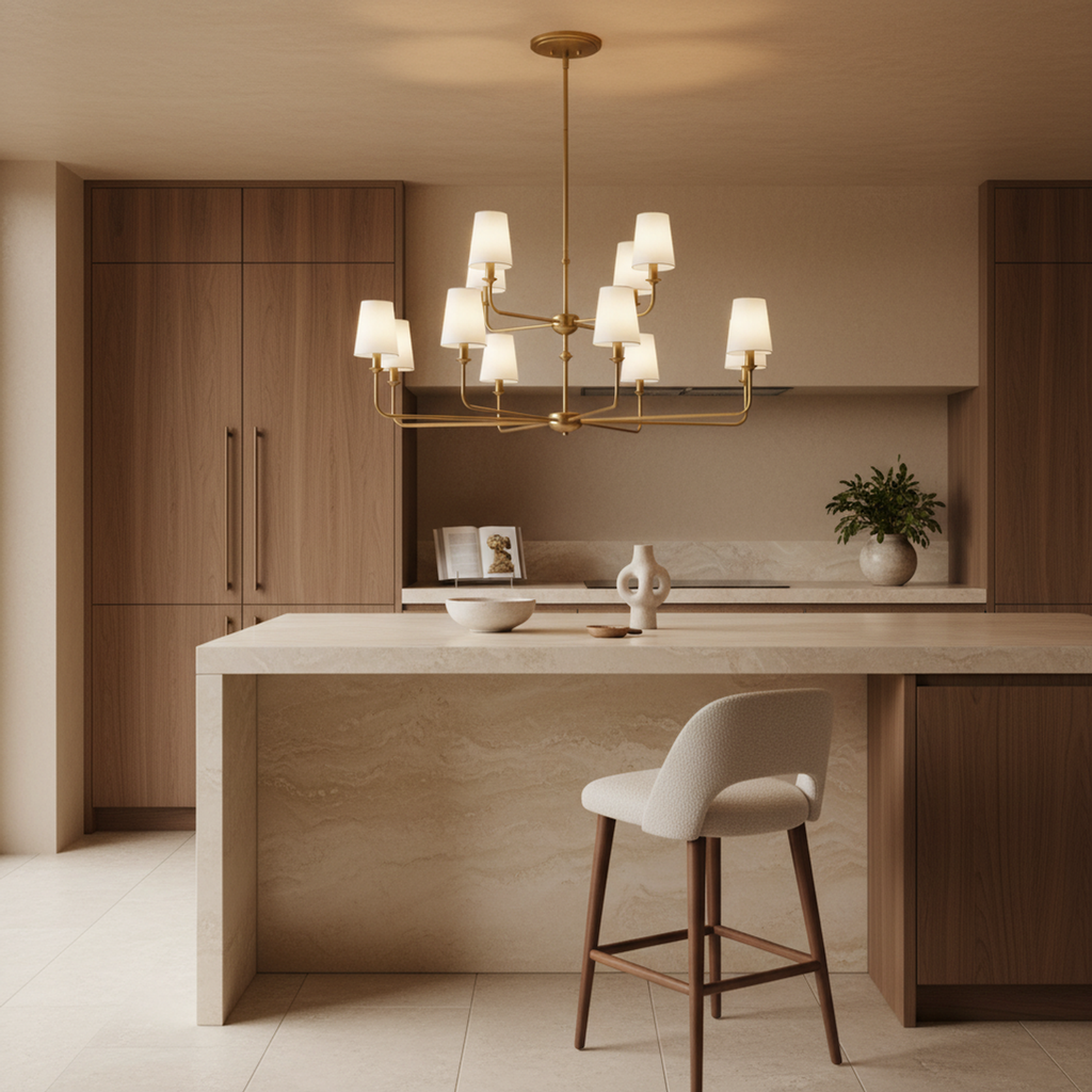 12-Light Modern Ceiling Light Chandelier