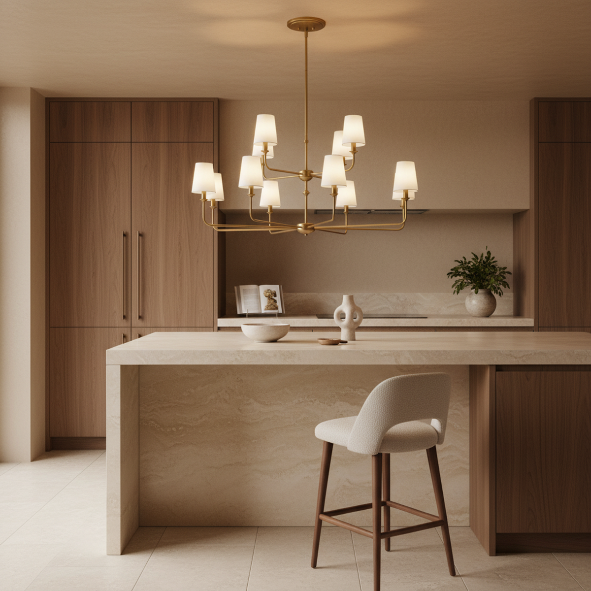 12-Light Modern Ceiling Light Chandelier