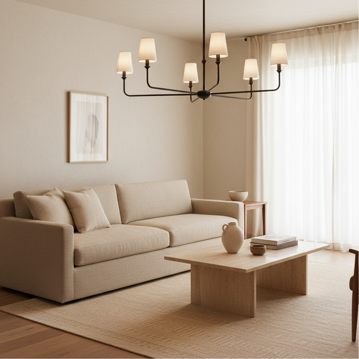 8-Light Modern Ceiling Light Chandelier