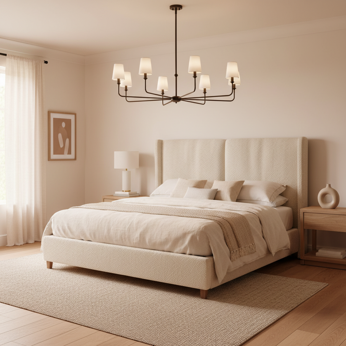 8-Light Modern Ceiling Light Chandelier