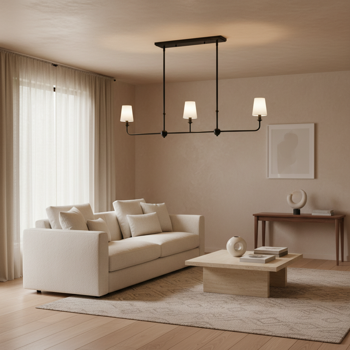3-Light Ceiling Light Chandelier