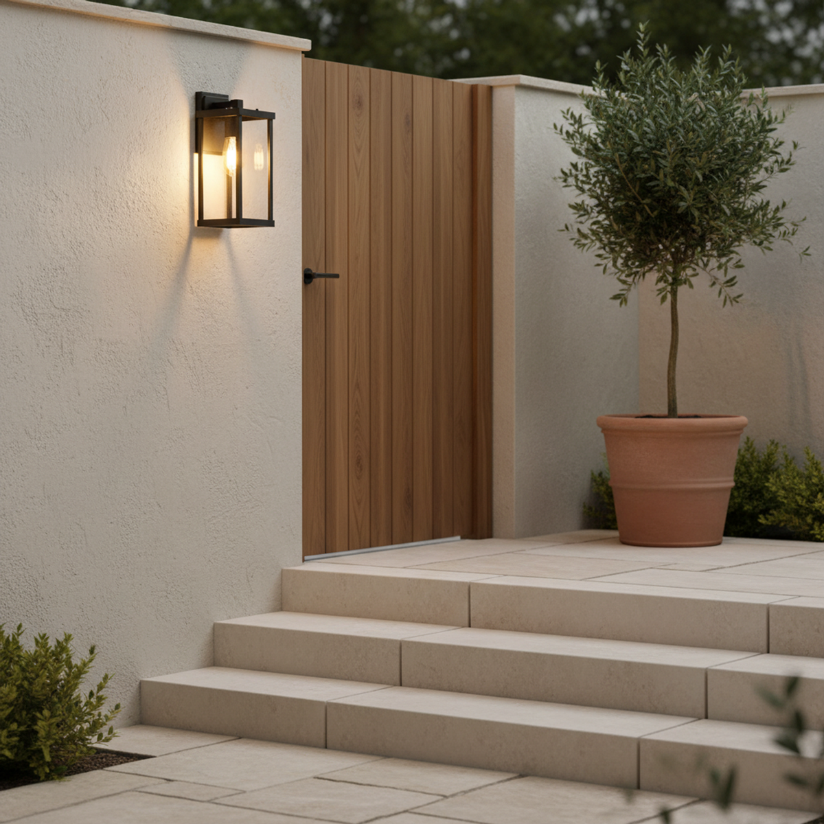 LED Outdoor Garden Wall Sconce