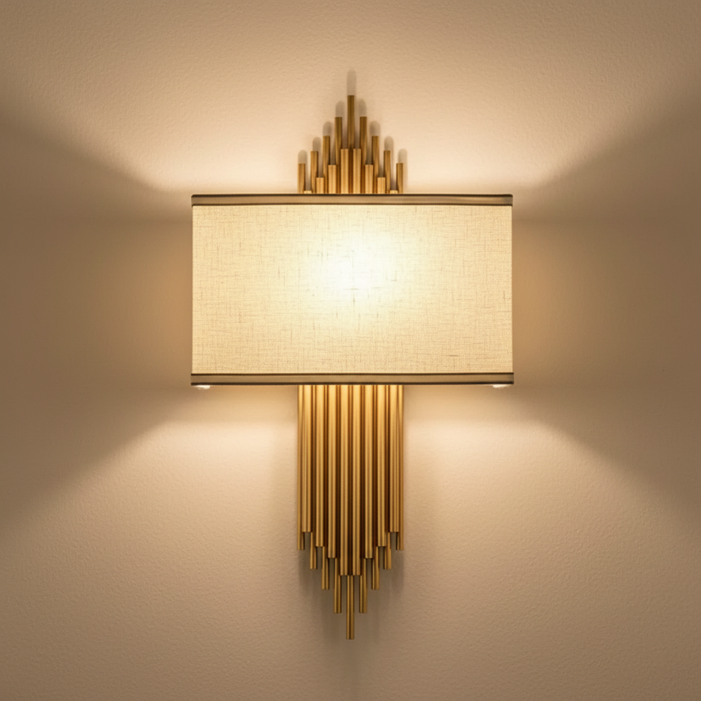 Art Deco Rod Wall Sconce