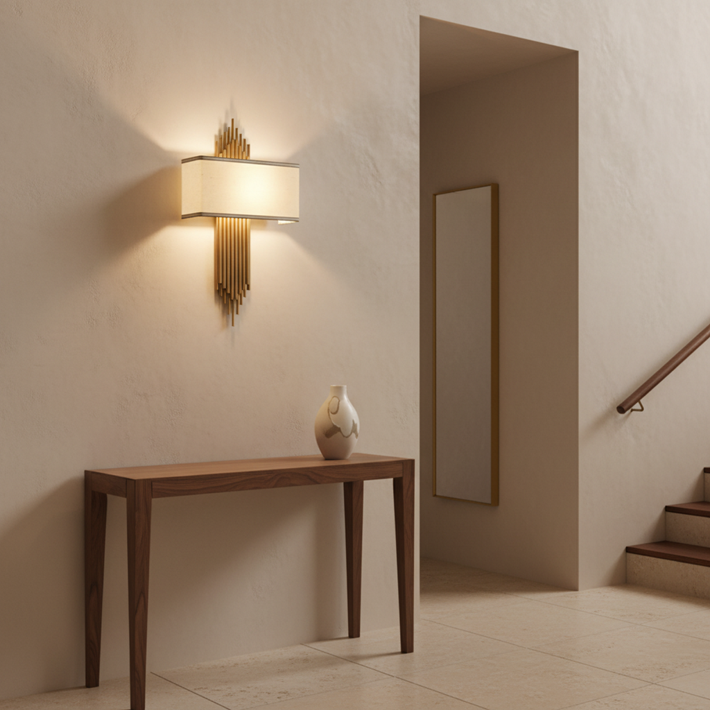 Art Deco Rod Wall Sconce