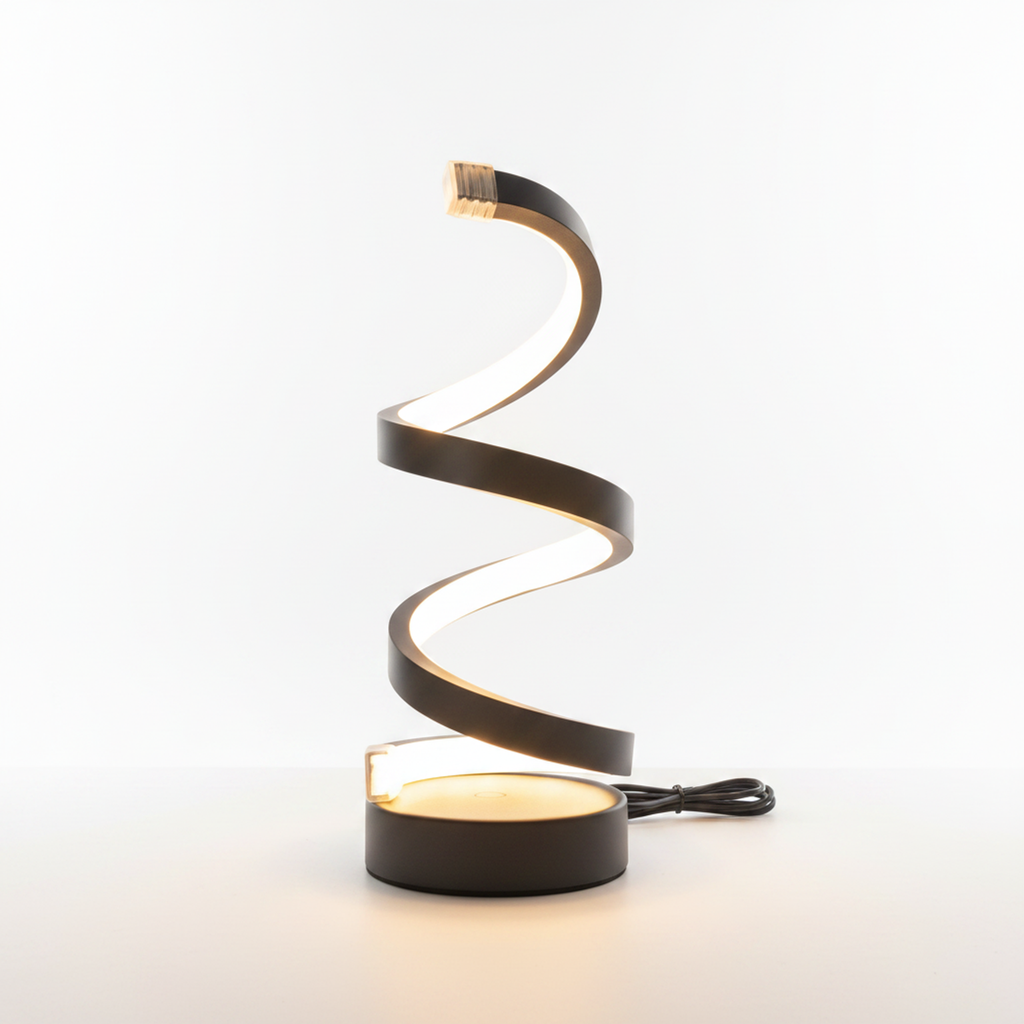 Modern Spiral LED Table Lamp