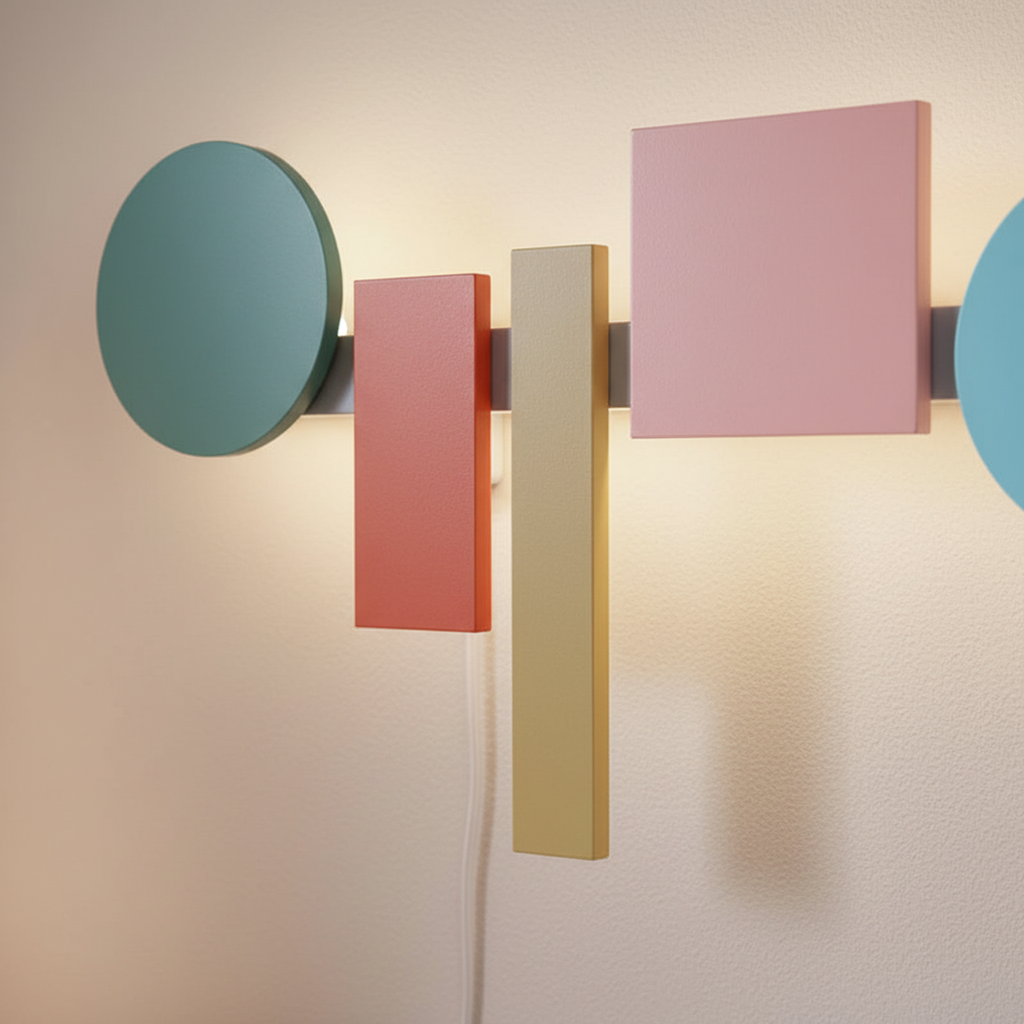 Color Block LED Wall Sconce