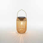 Boho Solar Rattan Lantern