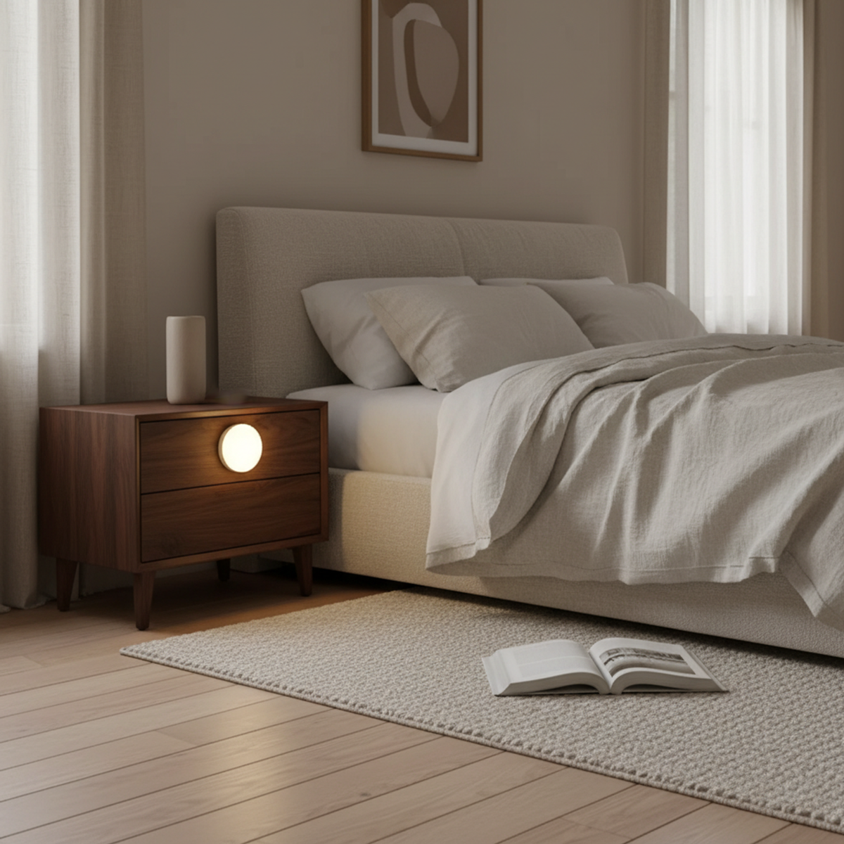 Round Motion Sensor Night Light