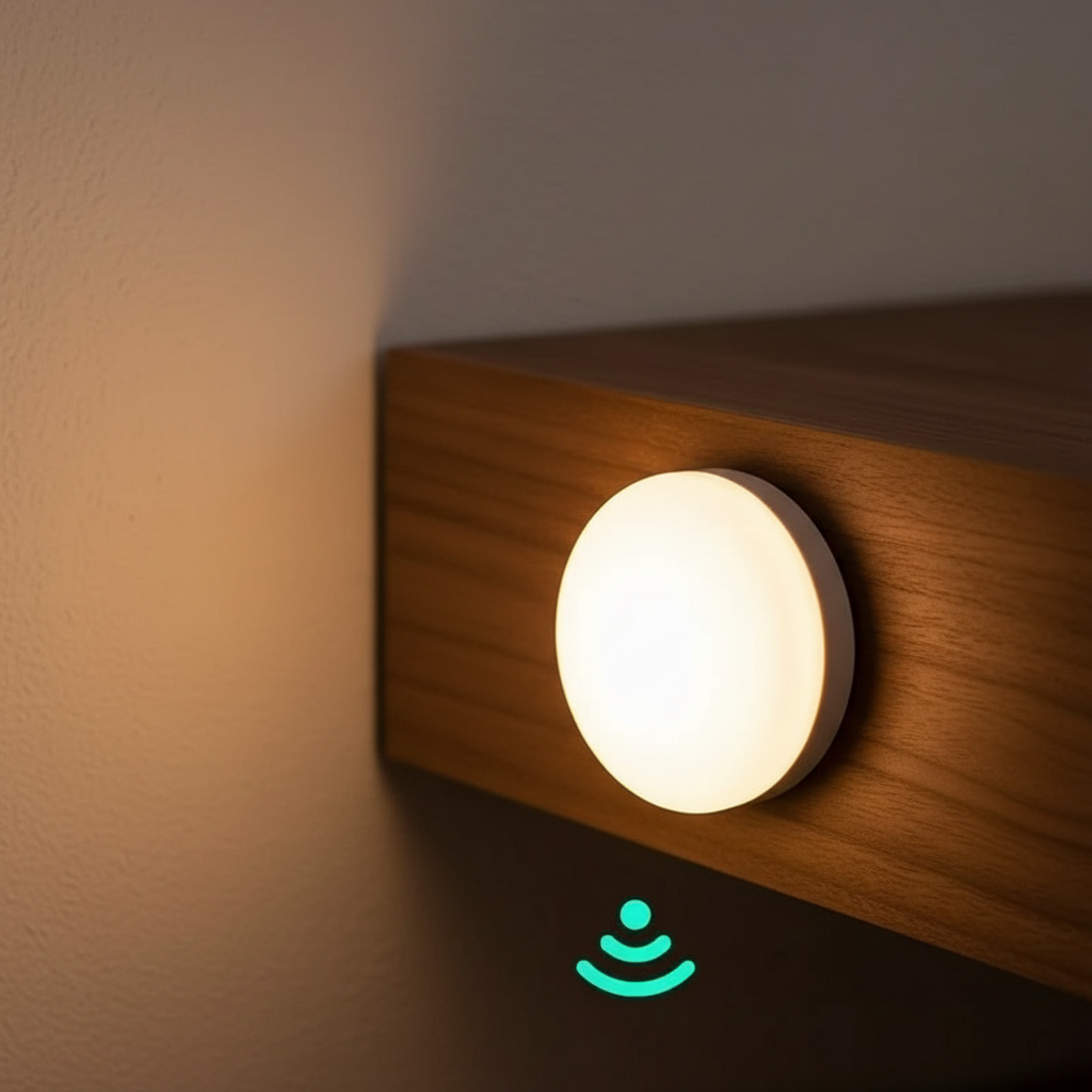 Round Motion Sensor Night Light