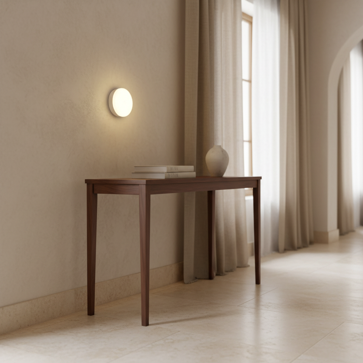 Round Motion Sensor Night Light