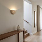 Travertine Half Moon Wall Sconce