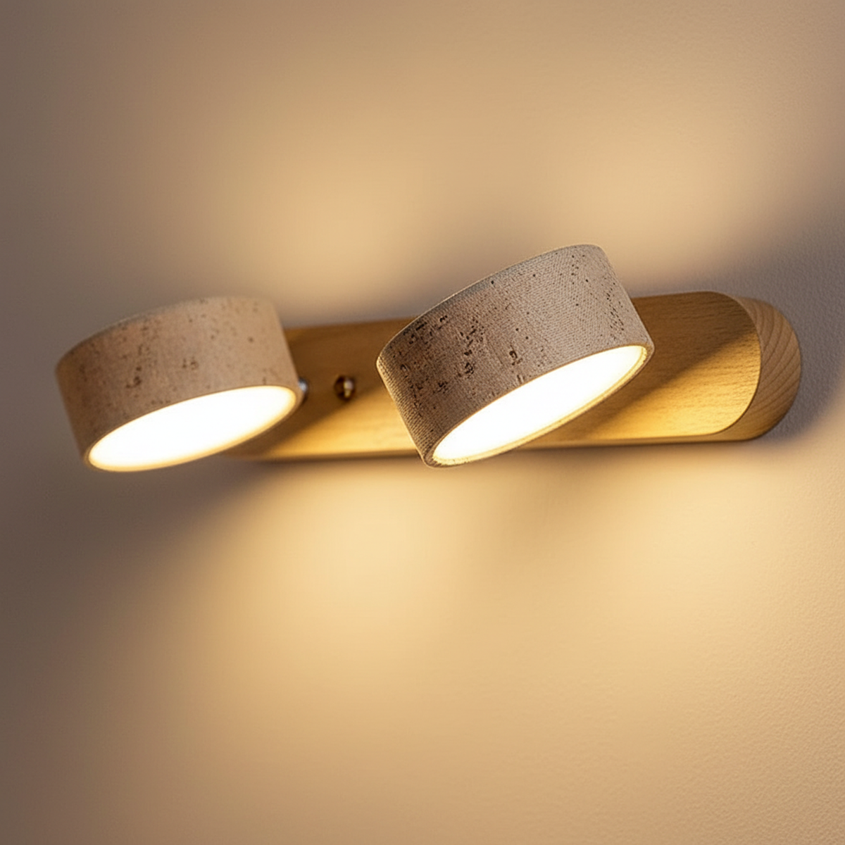 Twin Spotlight Details for Natural Interiors