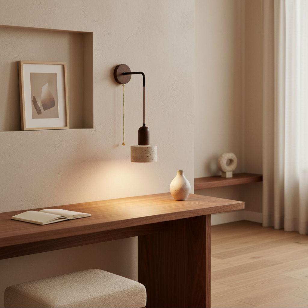 Pull Chain Modern Wall Sconce – Aspen