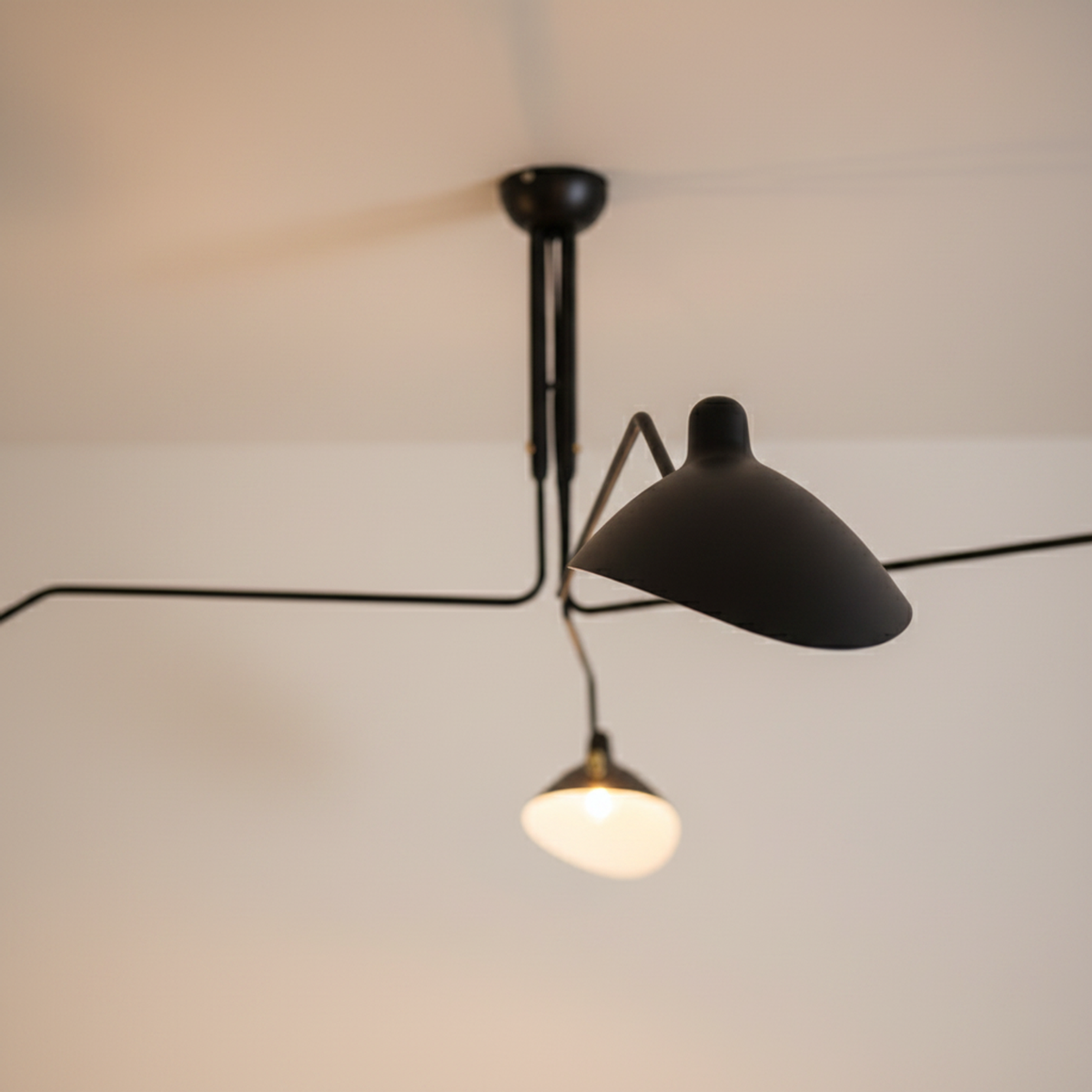 Three Arm Ceiling Light