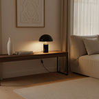 Small Black Rechargeable Touch Table Lamp