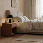 Small Black Rechargeable Touch Table Lamp