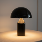 Small Black Rechargeable Touch Table Lamp