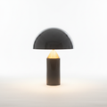 Large Black Rechargeable Touch Table Lamp