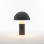 Large Black Rechargeable Touch Table Lamp