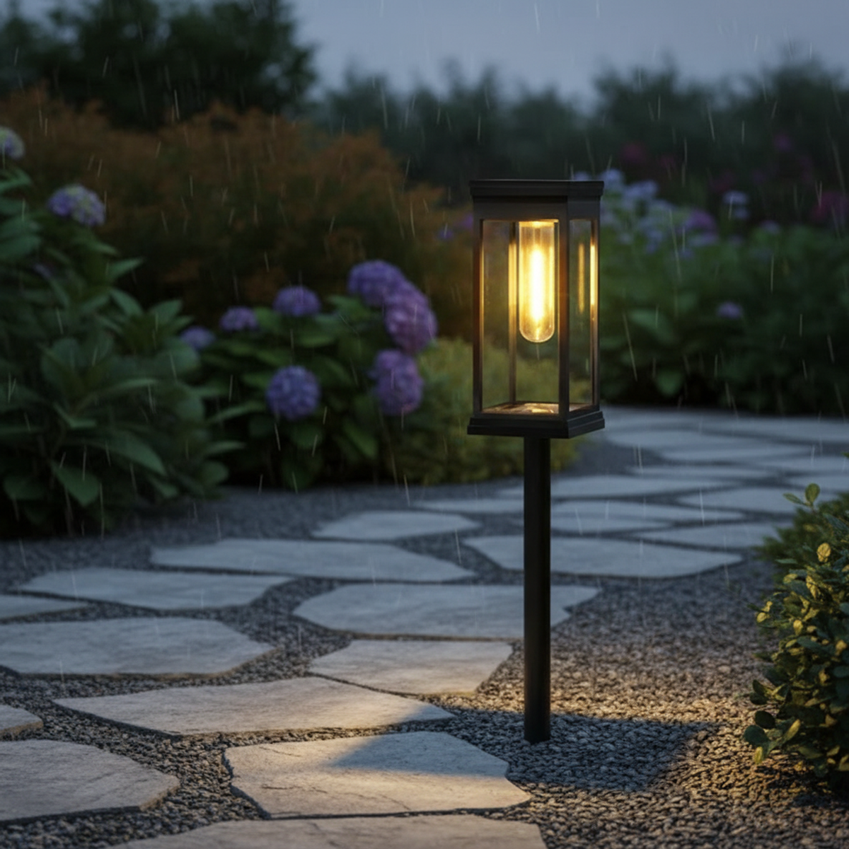 Solar LED Outdoor Pathway Light Pack of 4