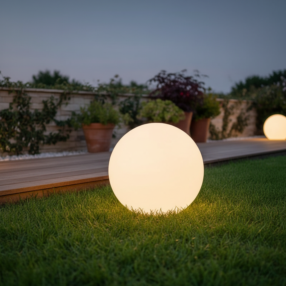 Solar LED Outdoor Pathway Light 20cm