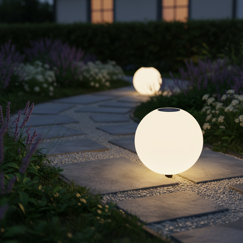 Solar LED Outdoor Pathway Light 30cm