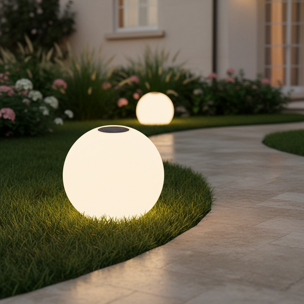 Solar LED Outdoor Pathway Light 30cm