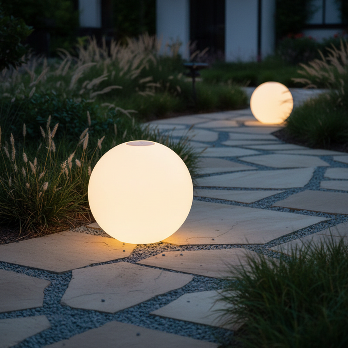 Solar LED Outdoor Pathway Light 60cm