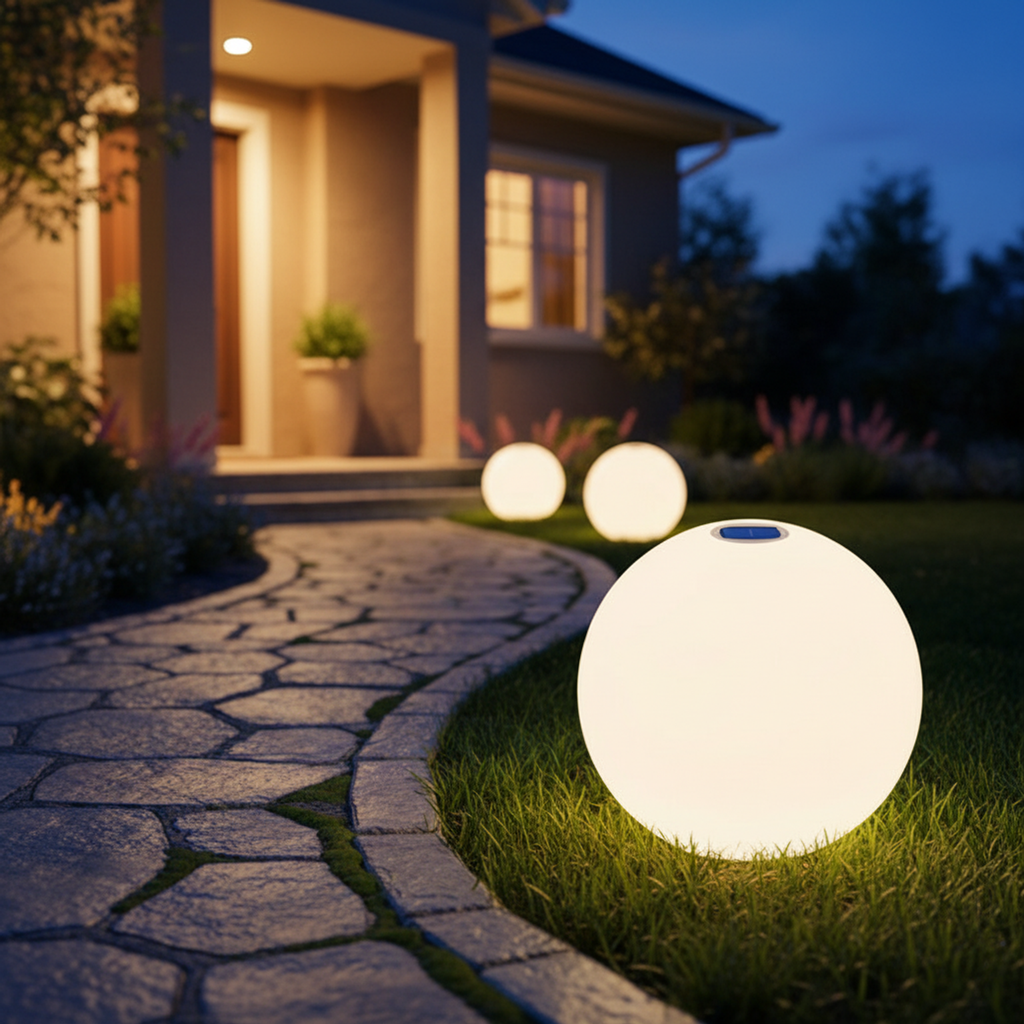 Solar LED Outdoor Pathway Light 60cm
