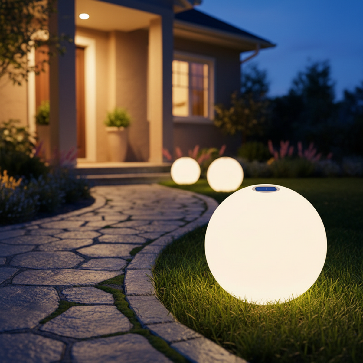 Solar LED Outdoor Pathway Light 60cm