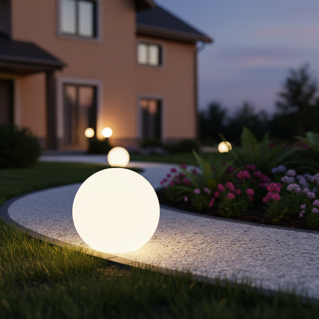 Solar LED Outdoor Pathway Light 50cm
