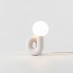 White Rechargeable Touch Table Lamp