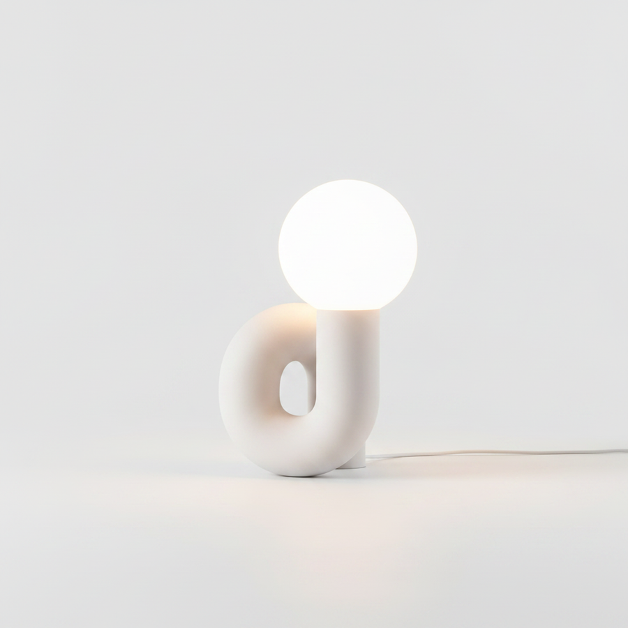 White Rechargeable Touch Table Lamp