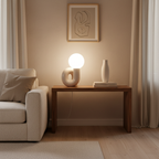 White Rechargeable Touch Table Lamp