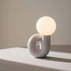 White Rechargeable Touch Table Lamp