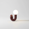 Red Rechargeable Touch Table Lamp