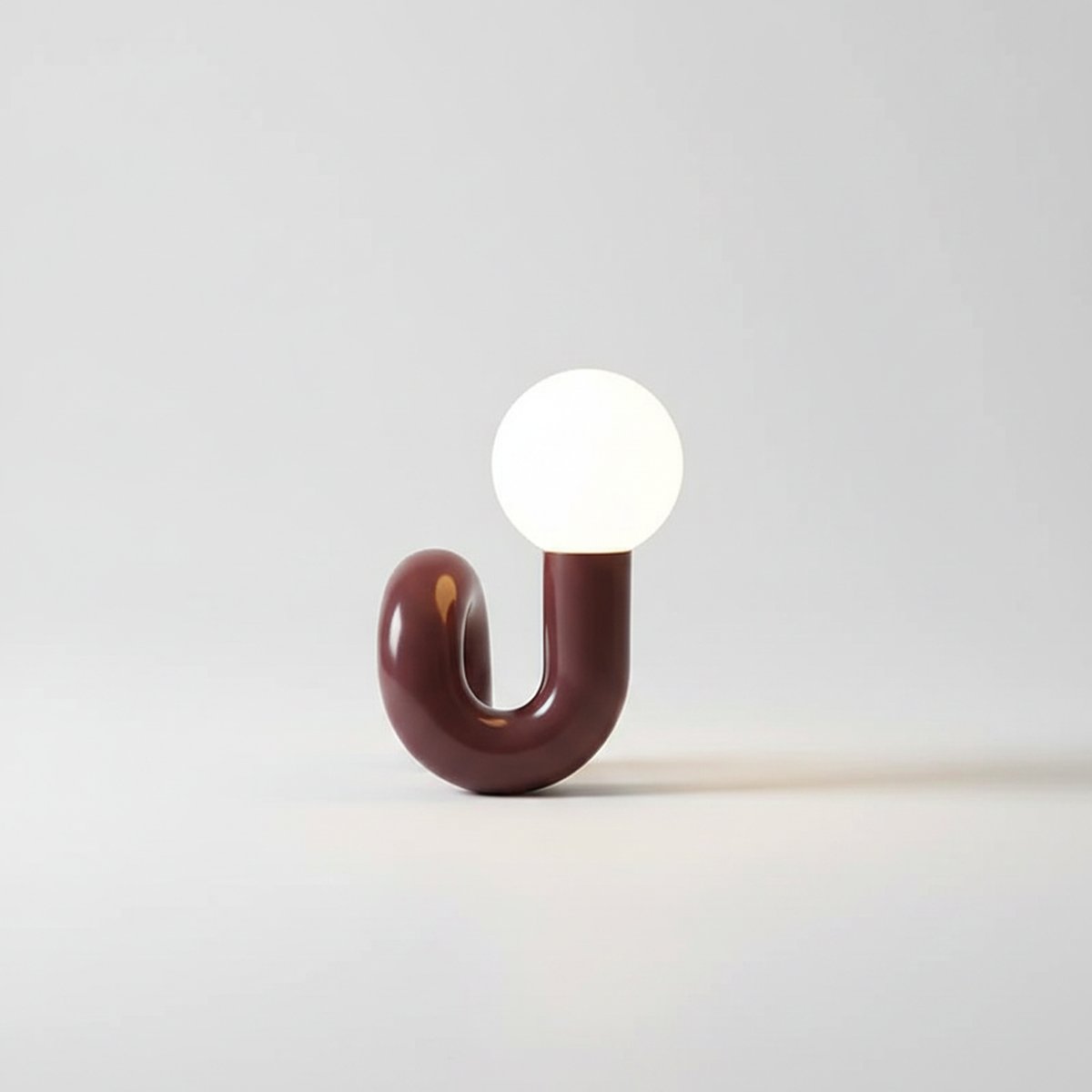 Red Rechargeable Touch Table Lamp