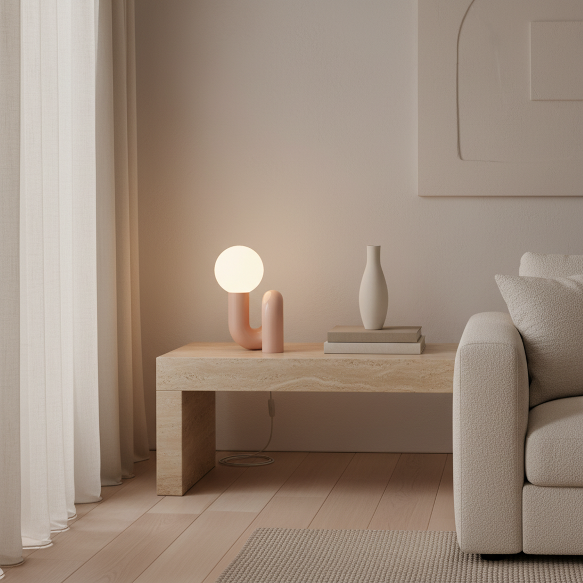 Pink Rechargeable Touch Table Lamp – Aspen